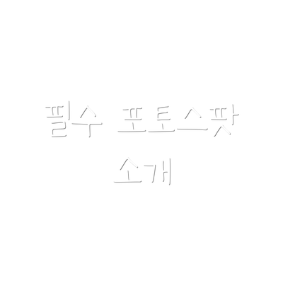 필수 포토스팟 소개