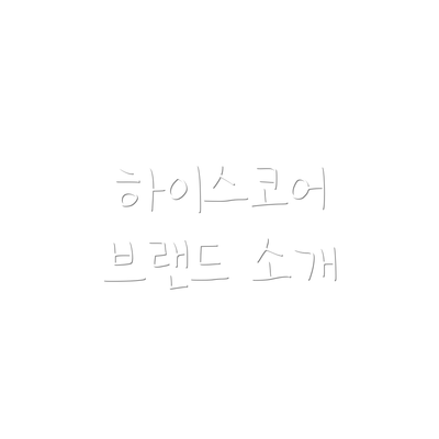 하이스코어 브랜드 소개