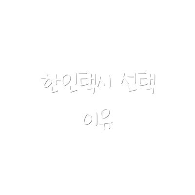 한인택시 선택 이유