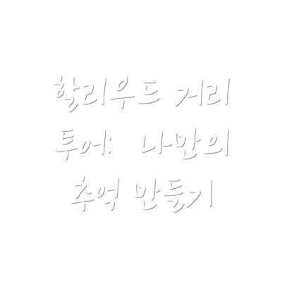 할리우드 거리 투어:  나만의 추억 만들기