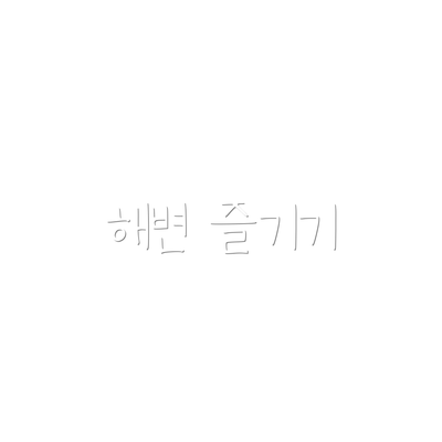 해변 즐기기