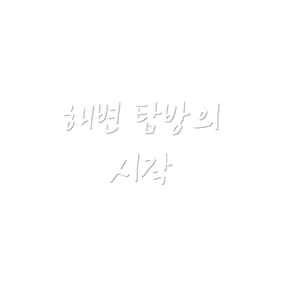 해변 탐방의 시작