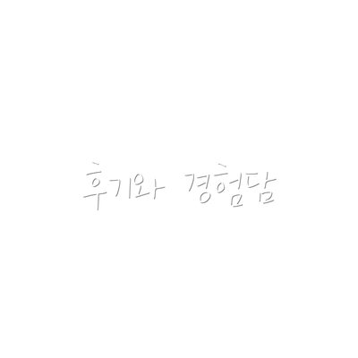 후기와 경험담