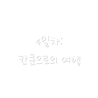 4일차: 칸쿤으로의 여행