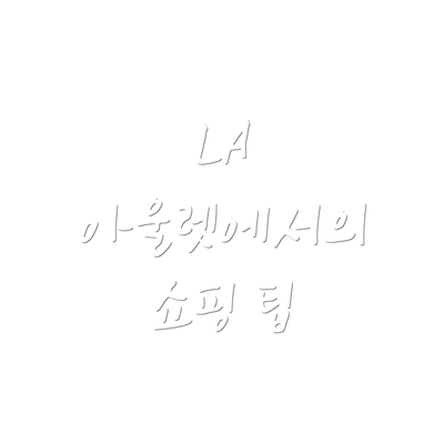 LA 아울렛에서의 쇼핑 팁