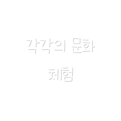 각각의 문화 체험
