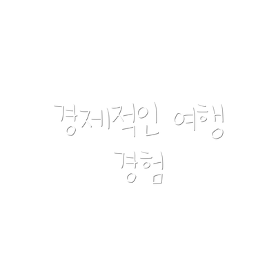 경제적인 여행 경험