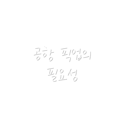 공항 픽업의 필요성