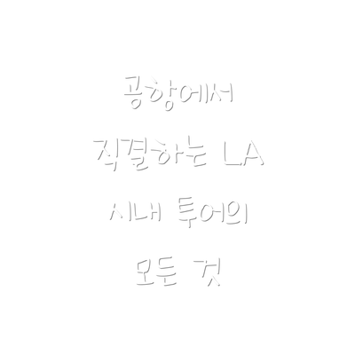 공항에서 직결하는 LA 시내 투어의 모든 것