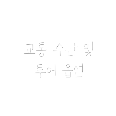 교통 수단 및 투어 옵션