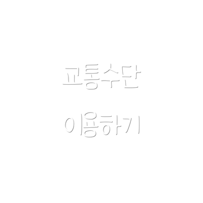 교통수단 이용하기