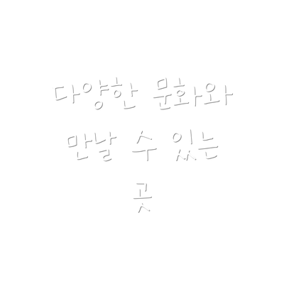 다양한 문화와 만날 수 있는 곳