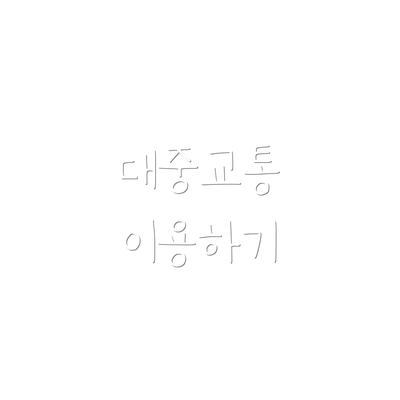 대중교통 이용하기