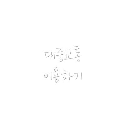 대중교통 이용하기