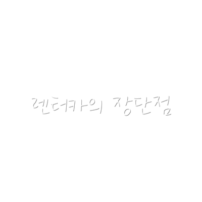 렌터카의 장단점