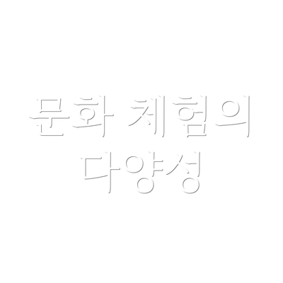 문화 체험의 다양성