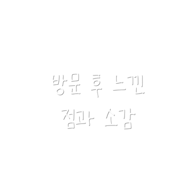 방문 후 느낀 점과 소감