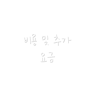 비용 및 추가 요금