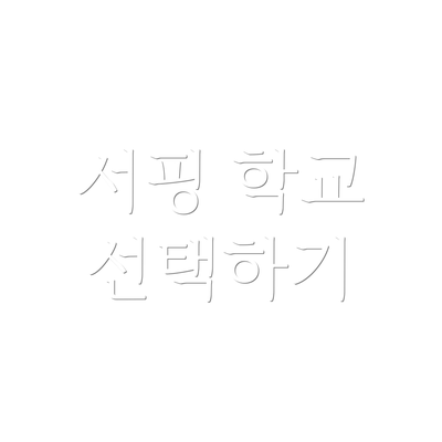 서핑 학교 선택하기