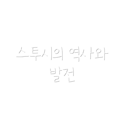 스투시의 역사와 발전