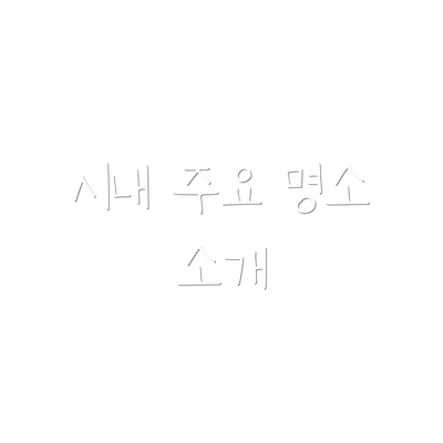 시내 주요 명소 소개