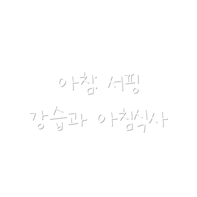 아침: 서핑 강습과 아침식사