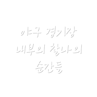 야구 경기장 내부의 찰나의 순간들