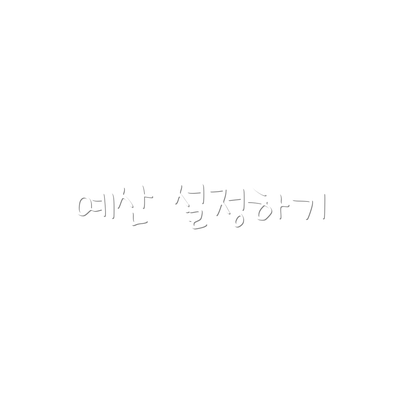 예산 설정하기