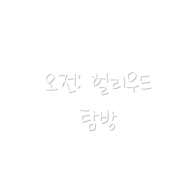 오전: 헐리우드 탐방