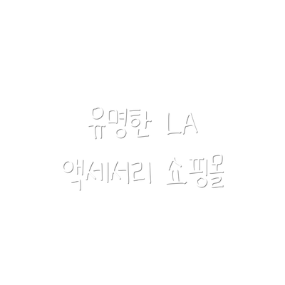 유명한 LA 액세서리 쇼핑몰