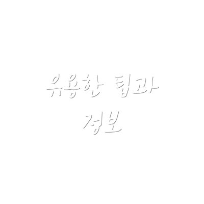유용한 팁과 정보