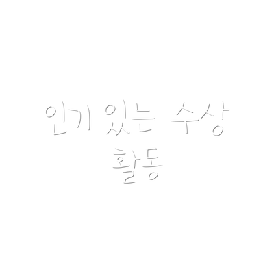 인기 있는 수상 활동