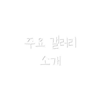 주요 갤러리 소개