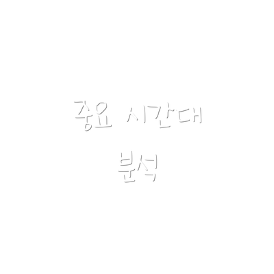 중요 시간대 분석