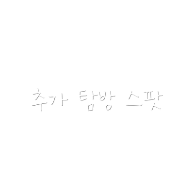 추가 탐방 스팟