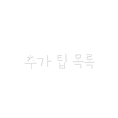 추가 팁 목록