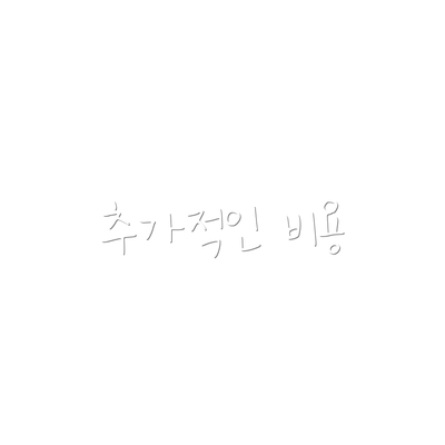 추가적인 비용