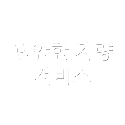 편안한 차량 서비스
