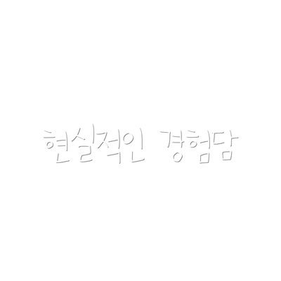 현실적인 경험담
